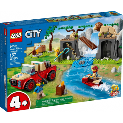 LEGO CITY Le tout-terrain de sauvetage des animaux sauvages 2021